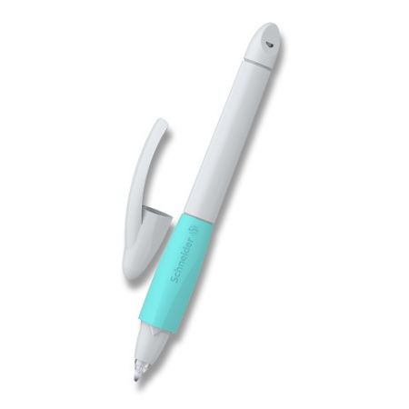 Bombičkový roller Schneider Base Ball - šedá/tyrkysová