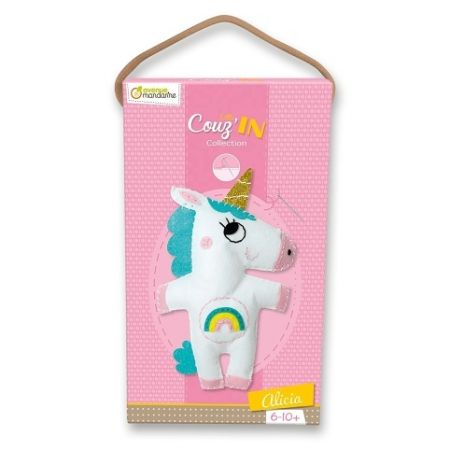 Kreativní sada Avenue Mandarine Dětské šití - jednorožec Alicia