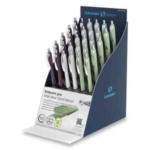 Kuličkové pero Schneider Slider Rave XB Trend - stojánek, 30 ks