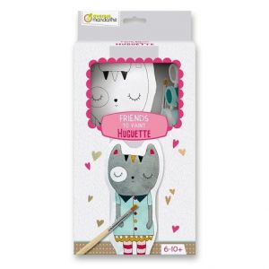 Kreativní sada Avenue Mandarine Friends to Paint - kočička Huguette