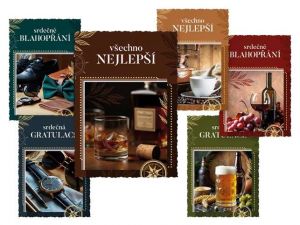 Pohlednice sr R063 E glitr+výsek+UV