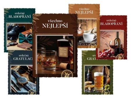 Pohlednice sr R063 E glitr+výsek+UV