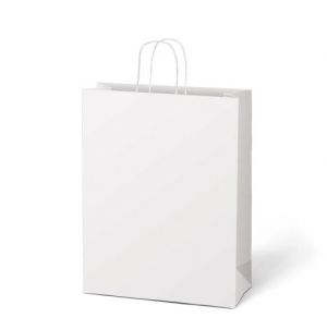 Taška MFP dárková T10 kraft 310x450x140 bílá