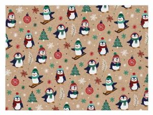 Balicí papír vánoční KRAFT V309 100x70