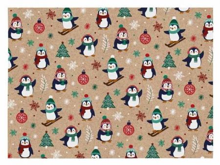 Balicí papír vánoční KRAFT V309 100x70