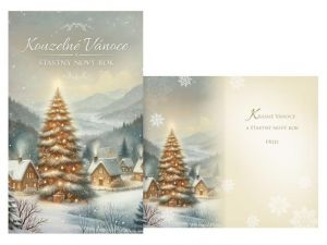 Přání Vánoční malé V23-182 Z