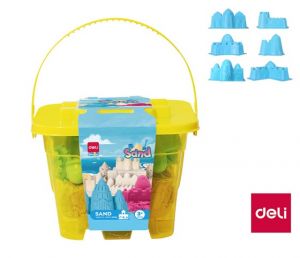 Písek kinetický 500g DELI EY013-YL žlutý