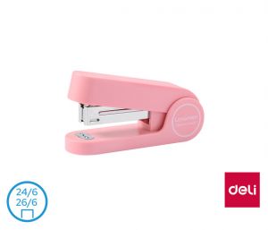 Sešívačka eco DELI EM415 růžová