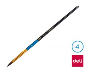 Štětec syntetický kulatý č. 4 DELI EC408-4