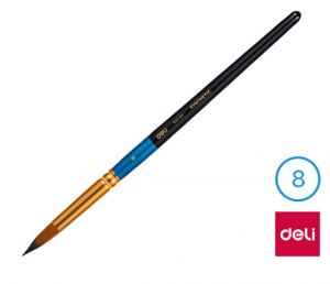 Štětec syntetický kulatý č.  8 DELI EC408-8