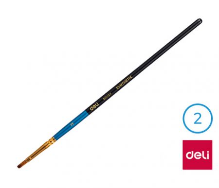 Štětec syntetický plochý č.  2 DELI EC409-2