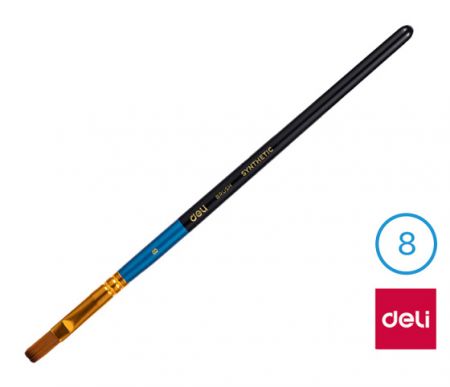 Štětec syntetický plochý č.  8 DELI EC409-8