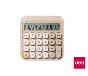 Kalkulačka DELI EM36 béžová
