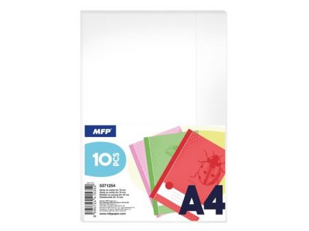 Obal na sešity A4 - set 10ks, 70mic