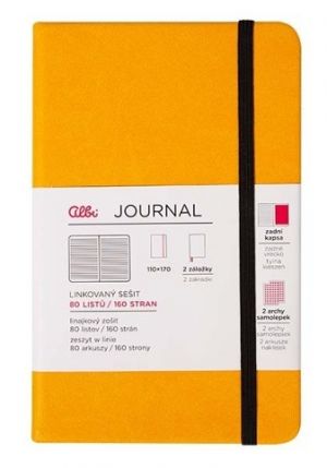 ALBI Žlutý střední journal zápisník