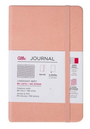 ALBI Růžový střední journal zápisník