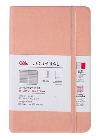 ALBI Růžový střední journal zápisník