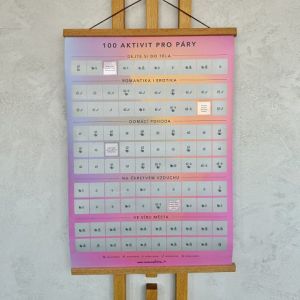 ALBI Stírací plakát - 100 aktivit pro páry