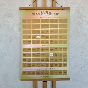 ALBI Stírací plakát - 100 tipů, co dělat v důchodu