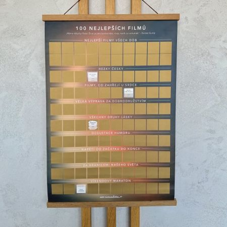 ALBI Stírací plakát - 100 tipů na nejlepší filmy