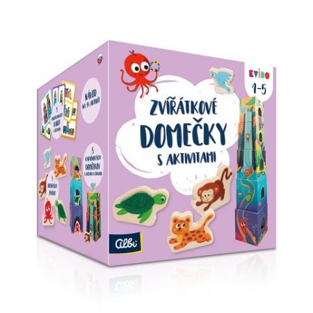 ALBI Kvído - Zvířátkové domečky s aktivitami