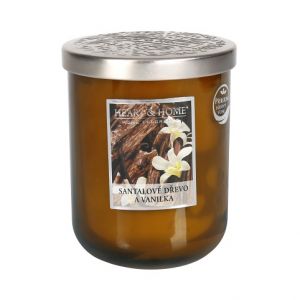 ALBI Velká svíčka - Santalové dřevo a vanilka