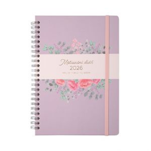 ALBI Fialový motivační diář A5 2026