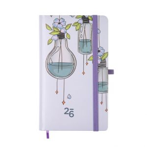 ALBI Kapesní diář - Lahvičky s kytkou 2026