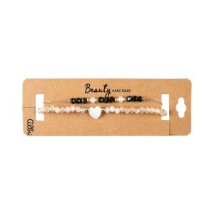 ALBI Náramky - Bílé srdíčko