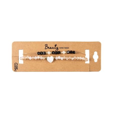 ALBI Náramky - Bílé srdíčko