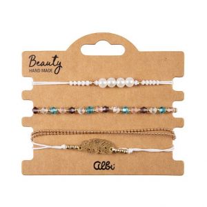 ALBI Náramky - Zlatý list