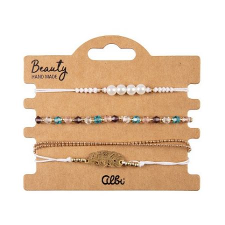 ALBI Náramky - Zlatý list