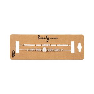 ALBI Náramky - Bílý korálek