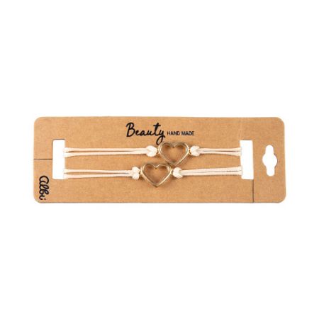 ALBI Náramky - 2 zlatá srdce