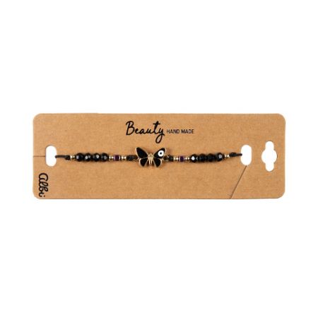 ALBI Náramek - Černý motýlek