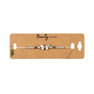 ALBI Náramek - Bílý motýlek