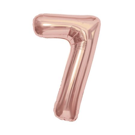 ALBI Balónek fóliový 85 cm rose gold číslo 7