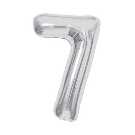 ALBI Balónek fóliový 85 cm stříbrný číslo 7