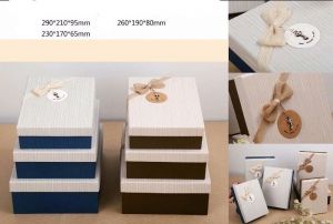 Dárková krabička velká modrá