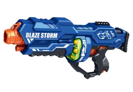 Puška na pěnové míčky s rotačním zásobníkem 44 cm