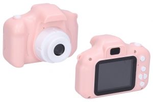 Dětský digitální fotoaparát růžový - foto 48Mpx, video Full HD