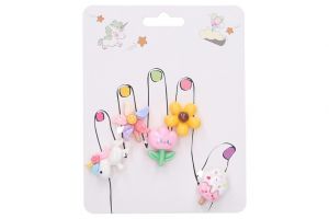 Prstýnek ovoce set 5 ks