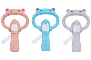 Ruční větráček hroch 18 cm