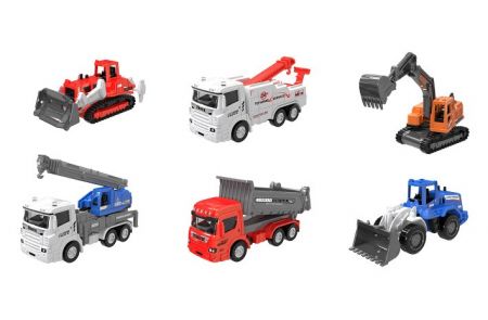 Stavební stroje kovové na zpětné natažení 13,9 cm