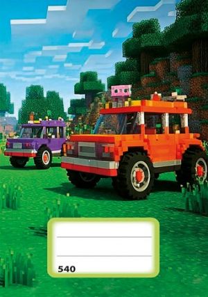 Sešit (540) A5 nelinkovaný, 40l, Auta