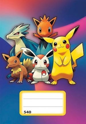 Sešit (540) A5 nelinkovaný, 40l, Animované postavy