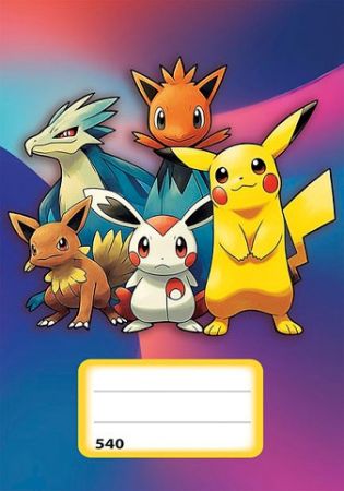 Sešit (540) A5 nelinkovaný, 40l, Animované postavy