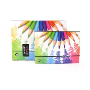 Sada boxů na sešity A4 + A5, pastelky