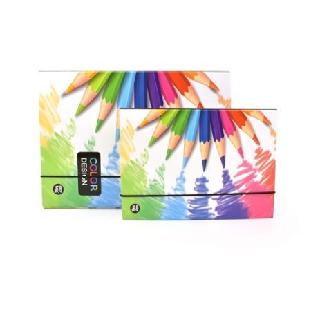 Sada boxů na sešity A4 + A5, pastelky