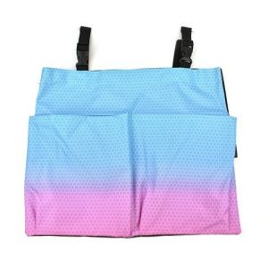 Kapsář na lavici OXY Ombre, růžovo-modrý